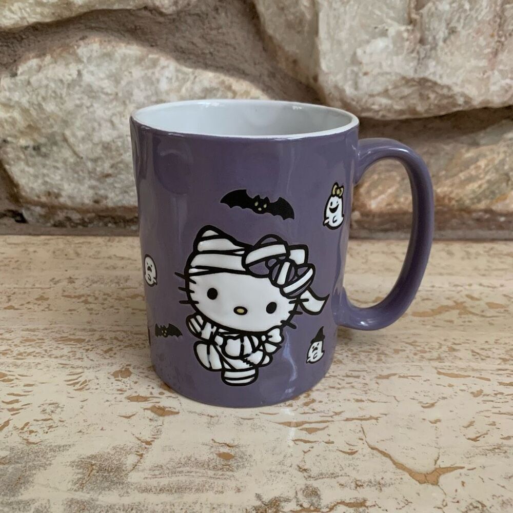 NWOT Hello kitty mummy  halloween mug sanriocore halloweencore